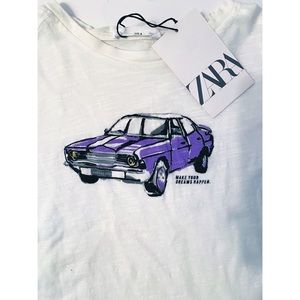 Zara Muscle Car T Shirt
